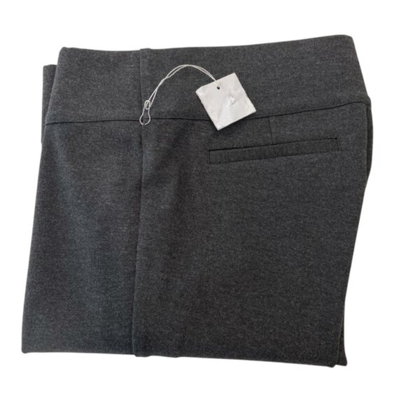 Ecru stylish pull on flattering trouser pants quality jersey fake pockets small - Picture 5 of 13